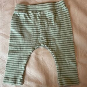 Kate Quinn Mint Striped Baby Pants Unisex